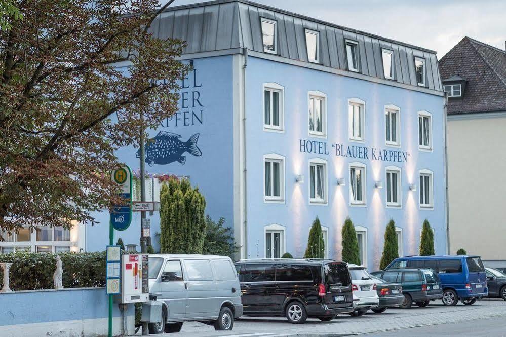 Hotel Blauer Karpfen Oberschleißheim Exterior foto